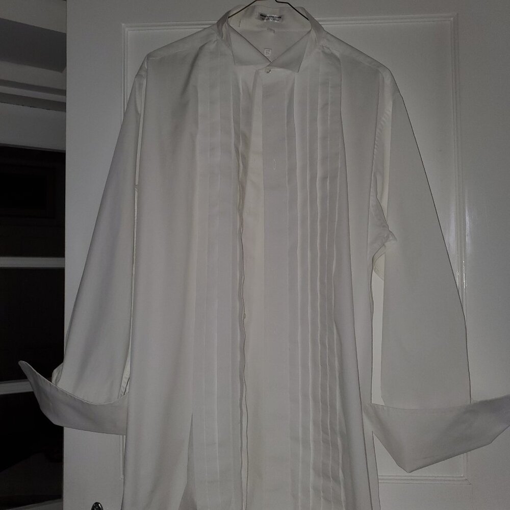 TUXEDO SHIRT - 100% PIMI COTTON - EXTRA LARGE
